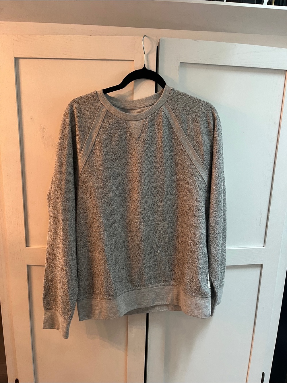 Women's Gray Cozy Terry Sweatshirt